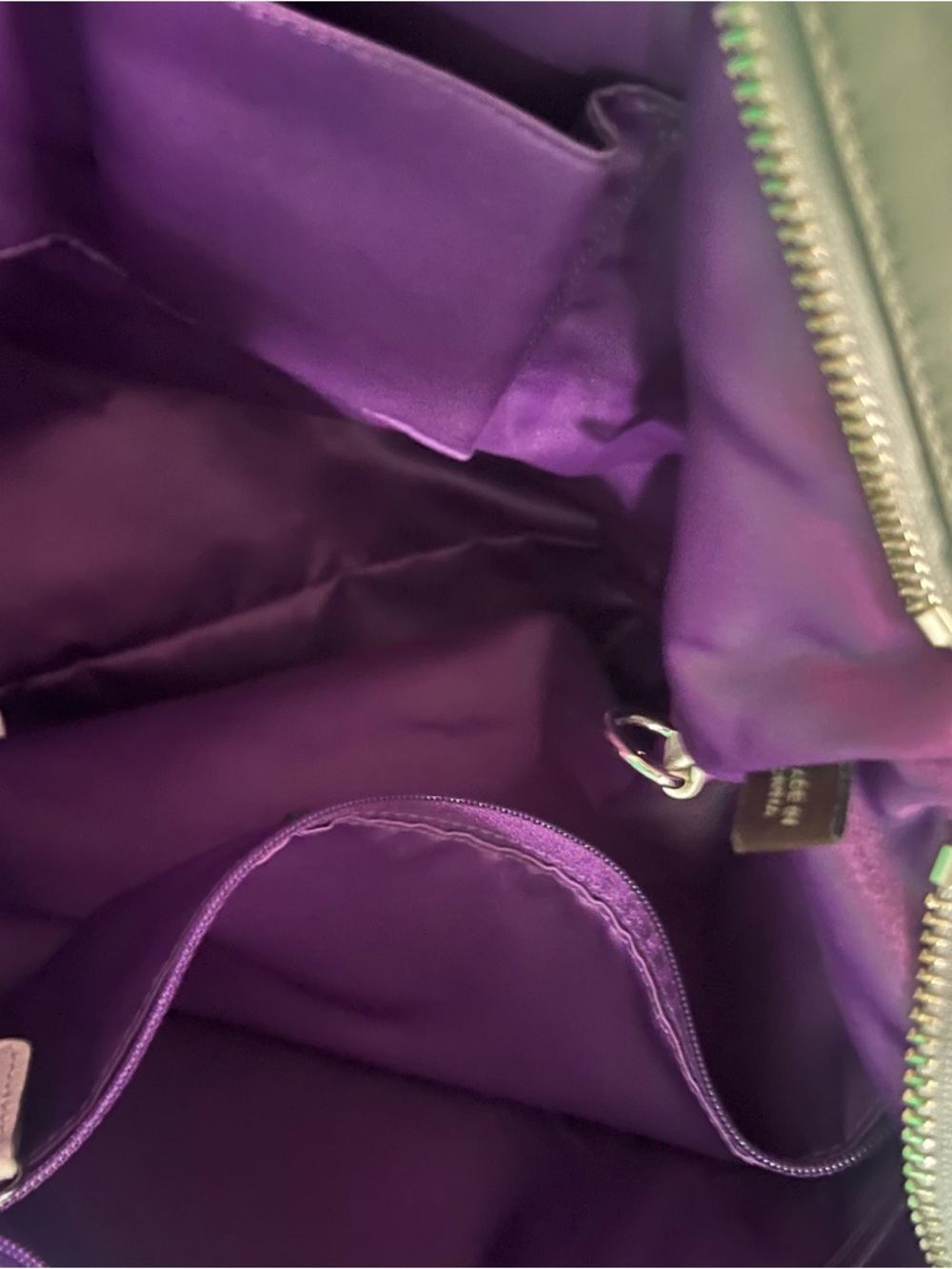 Coach Poppy with White Trim and Silver Hardware - Picture 14 of 15